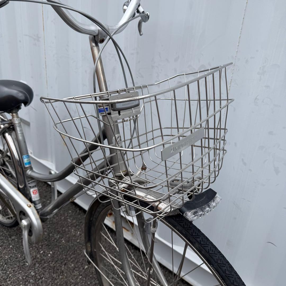 自転車 27インチ カゴ/変速機/オートライト付 定価8万円