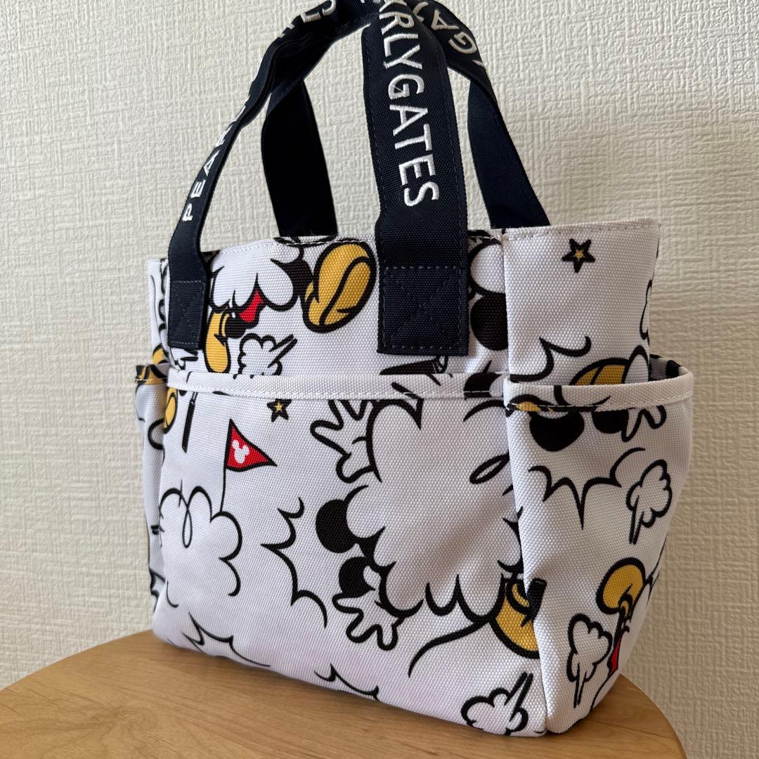 【限定コラボ】パーリーゲイツ　カート バッグ トート ロッカー バック ミッキー