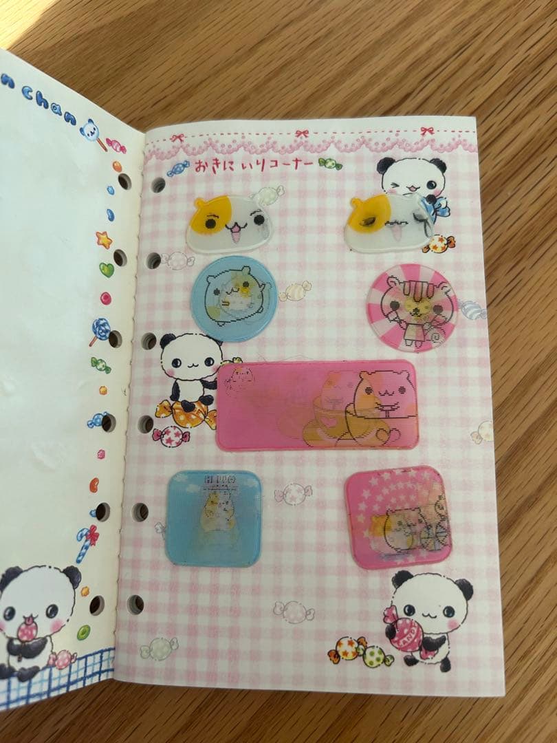 平成レトロ　当時物　シール帳　コットンぱんちゃん　ハムちゃんズワールド　希少