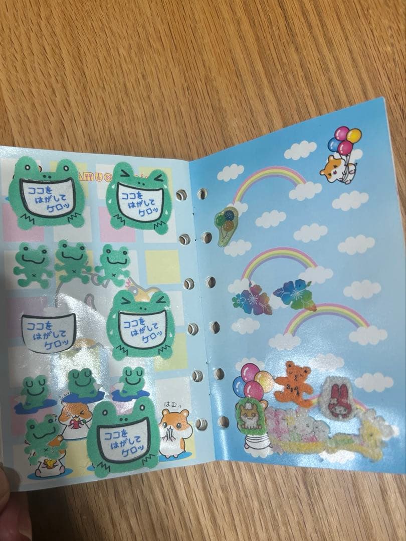 平成レトロ　当時物　シール帳　コットンぱんちゃん　ハムちゃんズワールド　希少