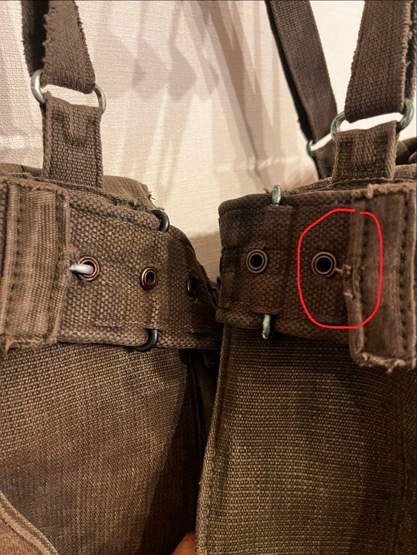 実物　イギリス軍パターン58 (P58) ウェビングセット