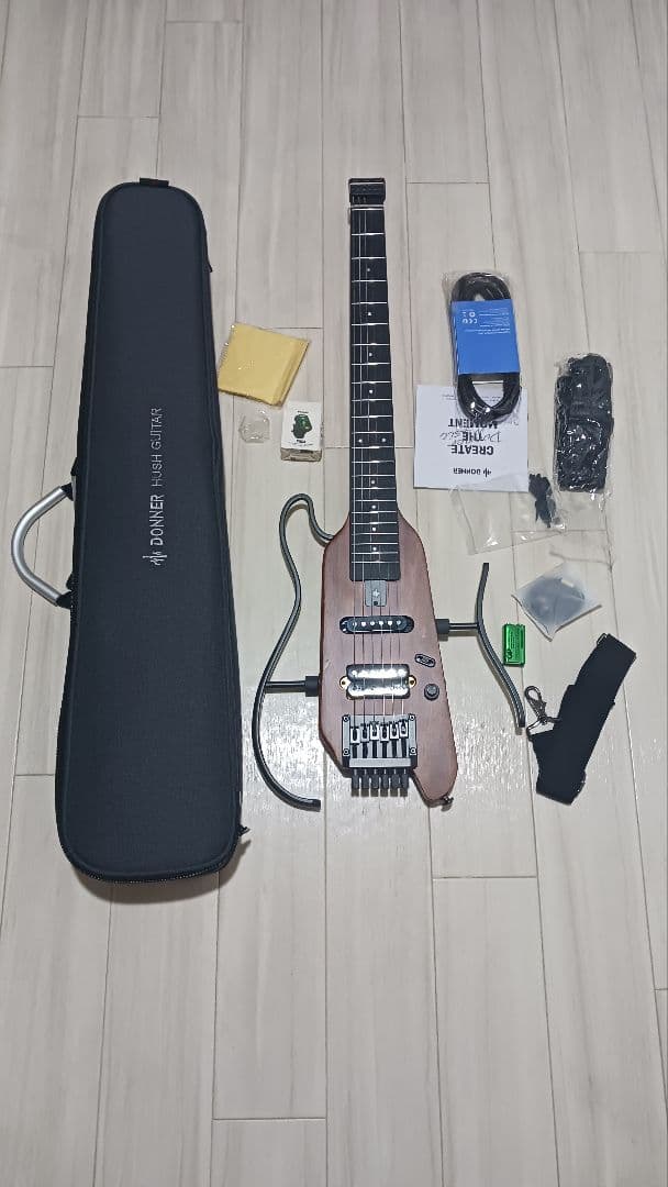 【トラベルギター】Donner Hush x ナチュラル