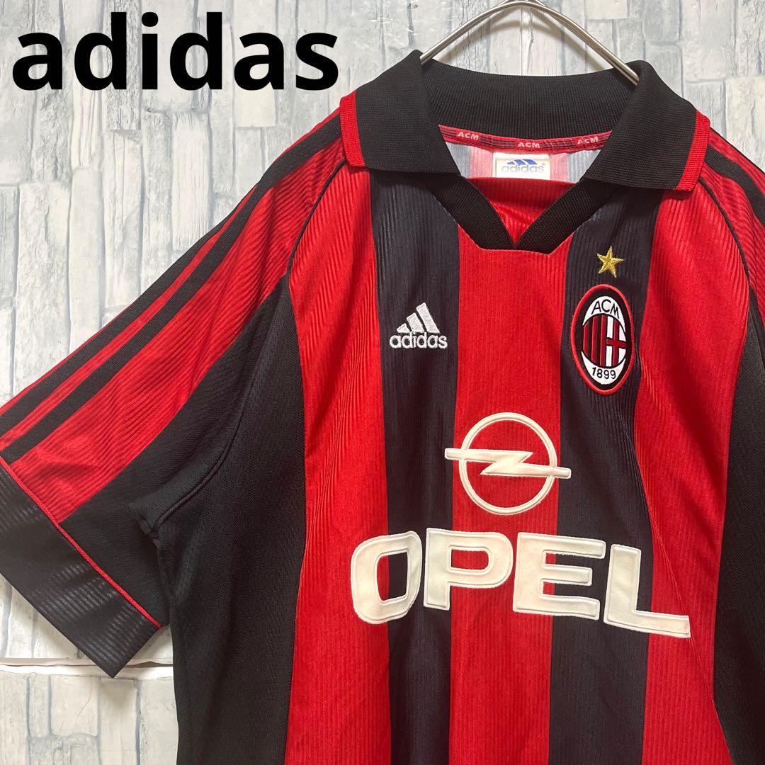 アディダス ACミラン 98-99 ユニフォーム S 刺繍ロゴ 半袖 イタリア製