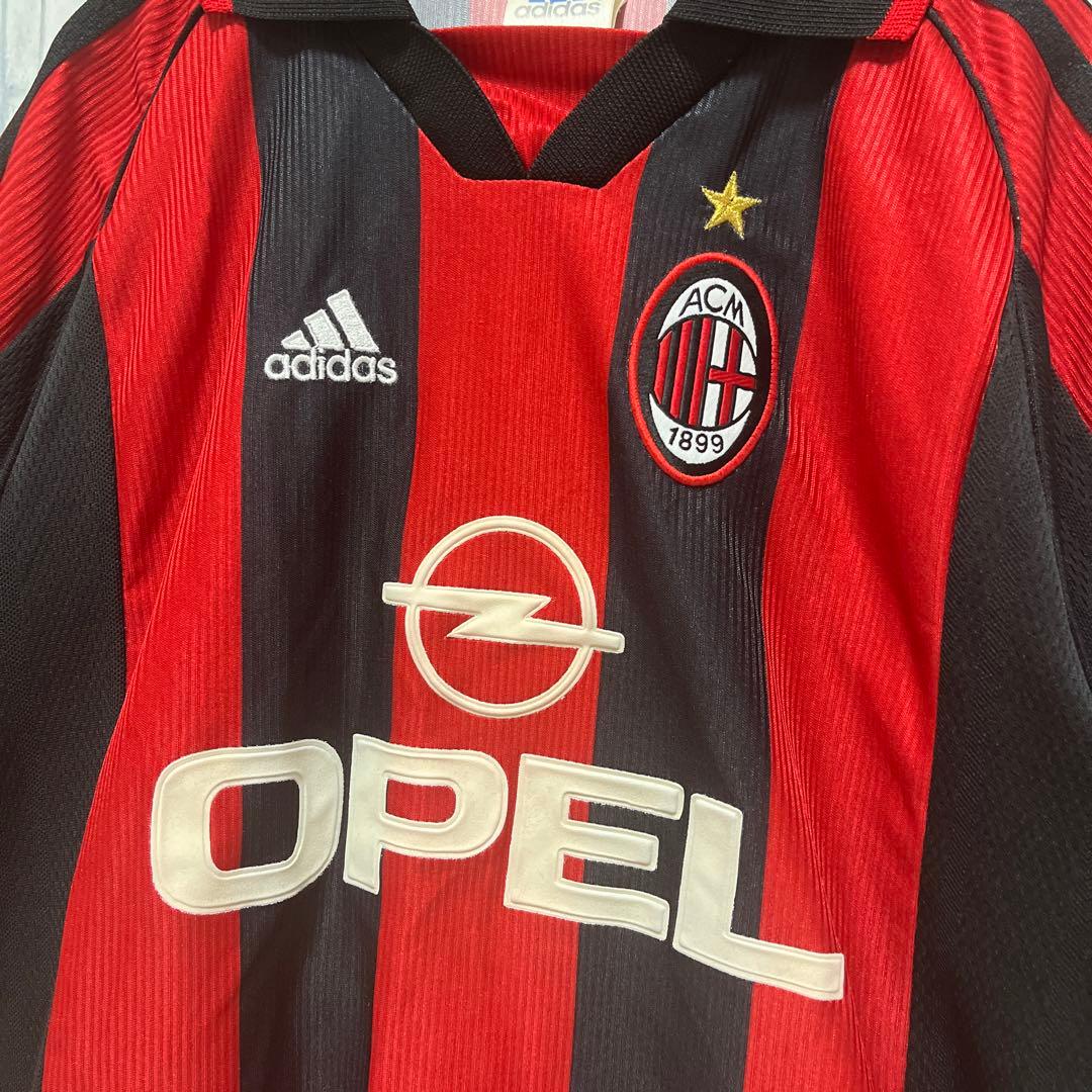 アディダス ACミラン 98-99 ユニフォーム S 刺繍ロゴ 半袖 イタリア製