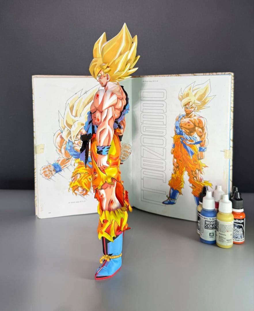 m*8様 ドラゴンボール SMSP 孫悟空 リペイント フィギュア