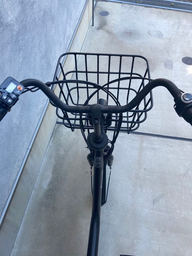 電動アシスト自転車 チャイルドシート付　ブラック　新品チャイルドシートクッション