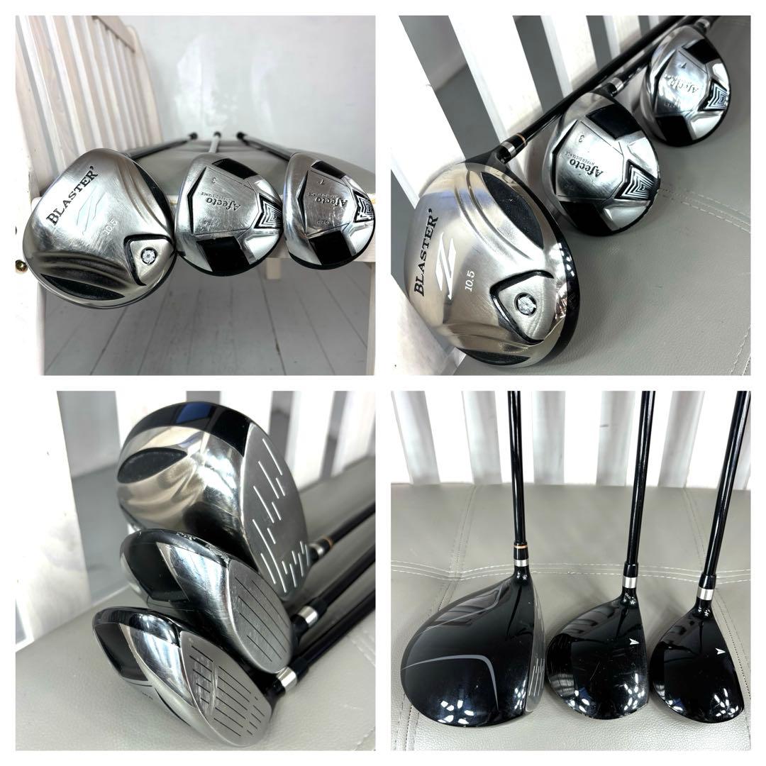 本格派 メンズゴルフクラブ 13本 フルセット NIKE キャディーバック 豪華