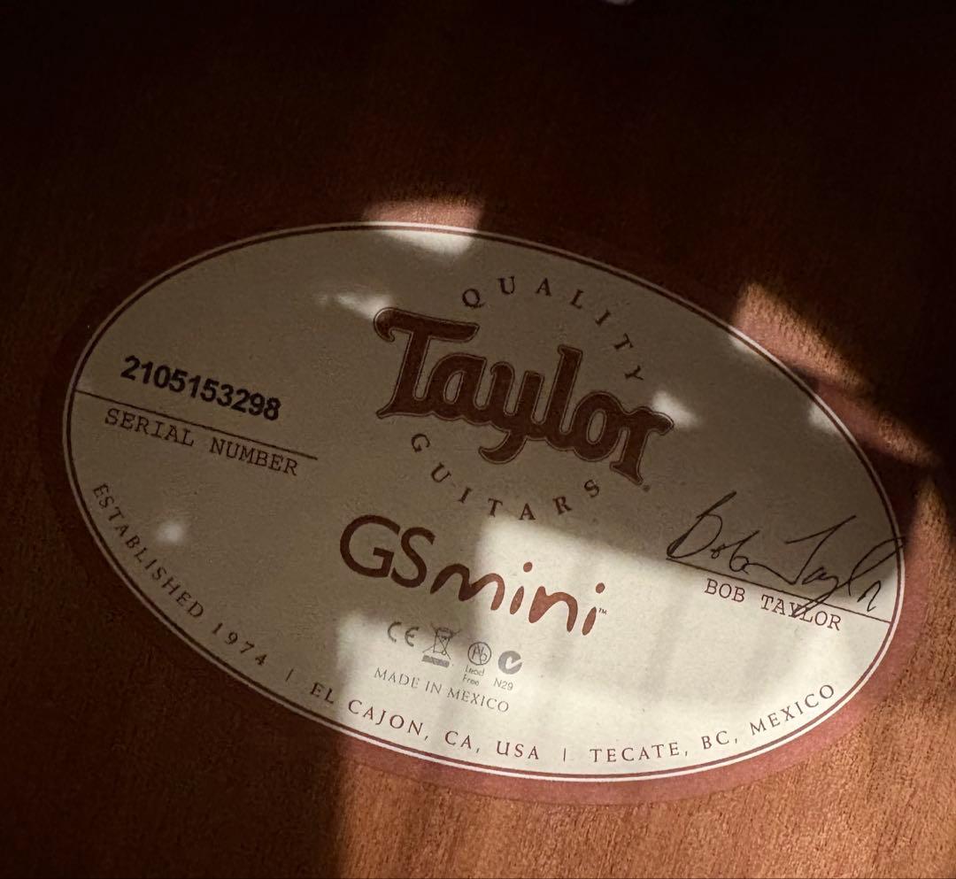 Taylor GS Mini PU付　アコースティックギター ケース付き