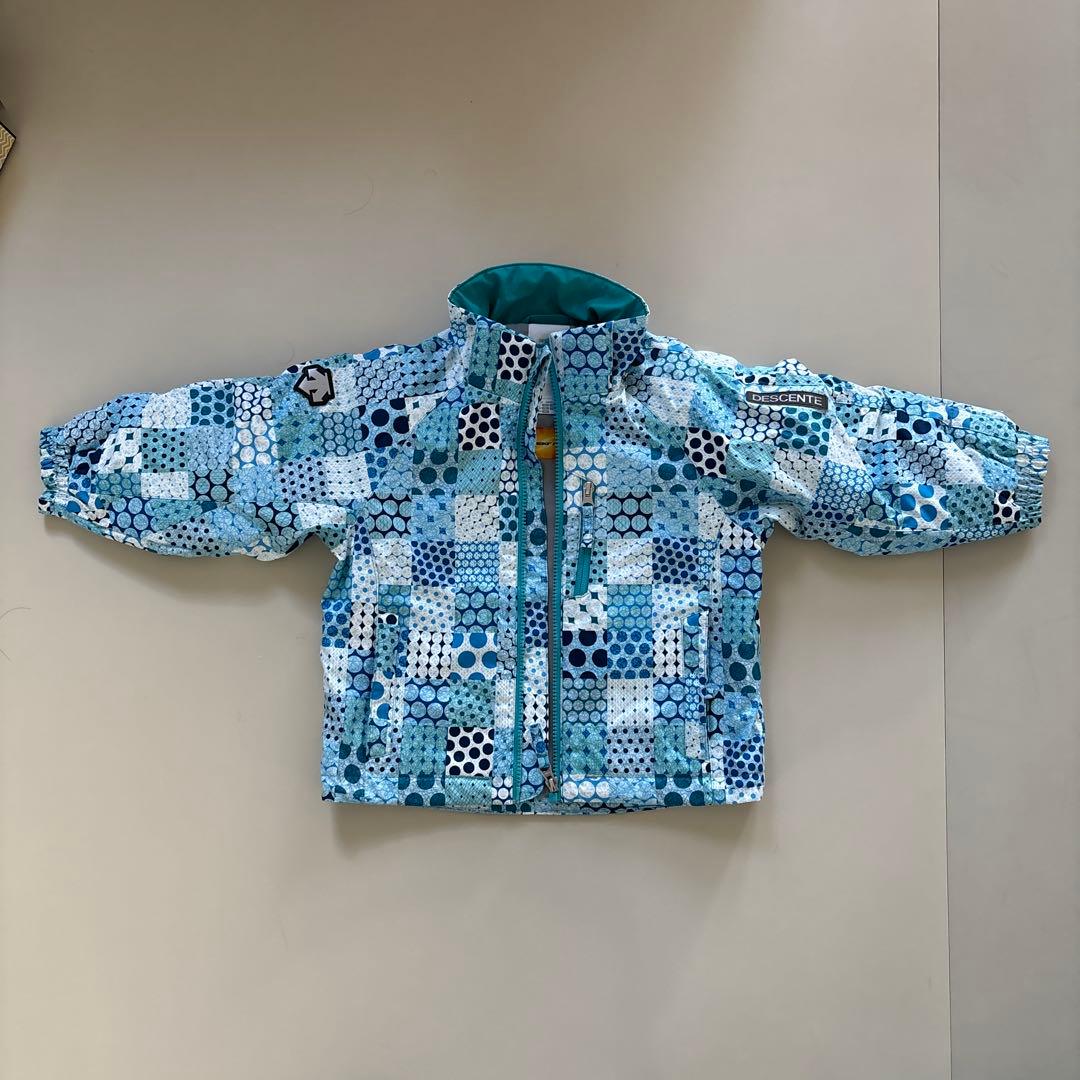 DESCENTE 子ども用 スキーウェア 青系
