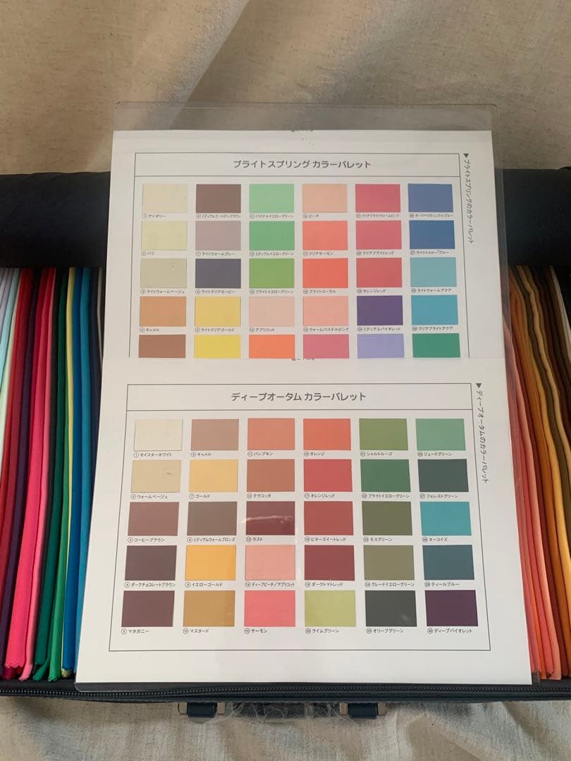 COLOR SPACE WAM 120色 パーソナルカラー ドレープ