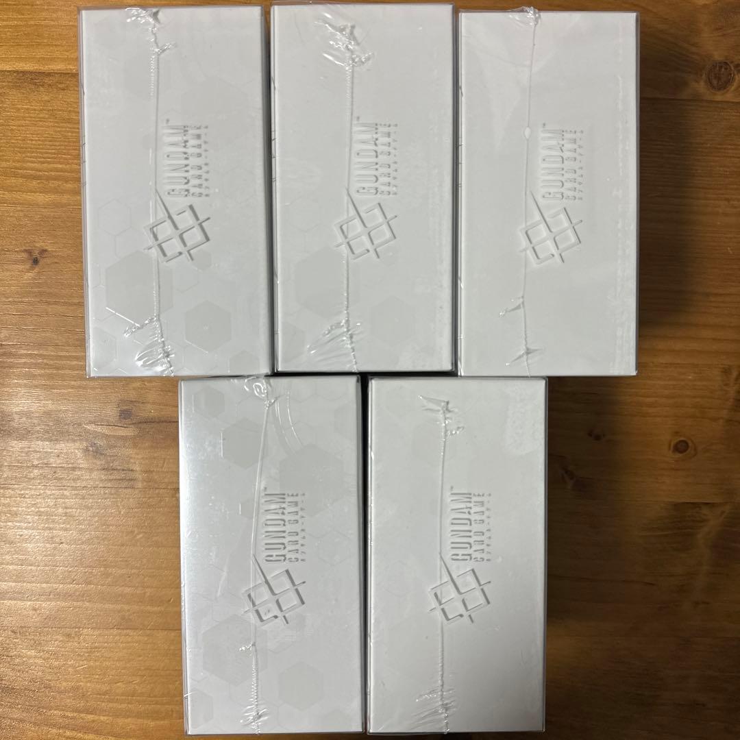 【新品】ガンダムカードゲームリミテッド Ver.β 5BOX シュリンク付き