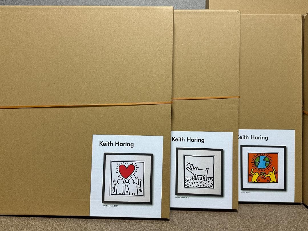 Bicosya 美工社 アートフレーム キース・ヘリング be mine1987