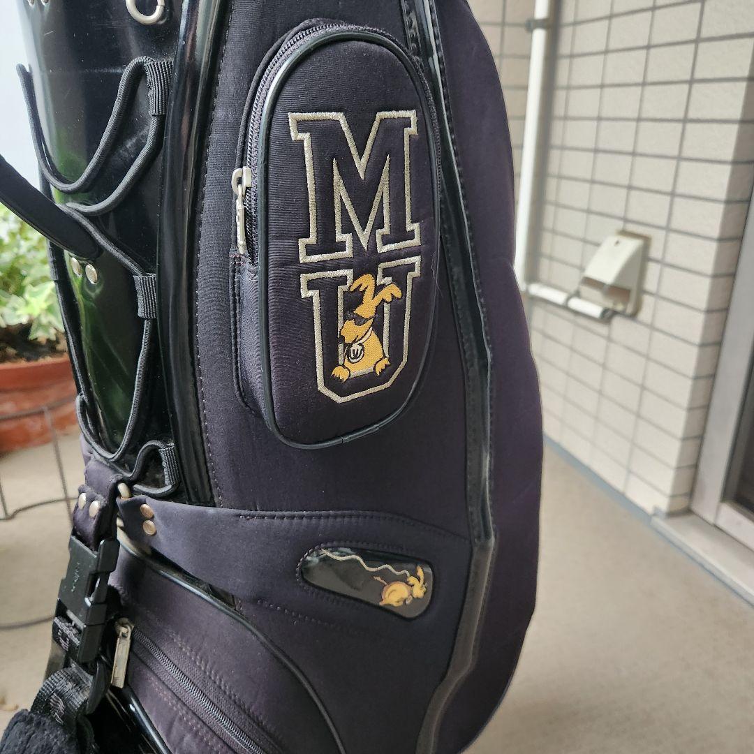 MU SPORTS ミエコウエサコ ゴルフ キャディバッグ 黒