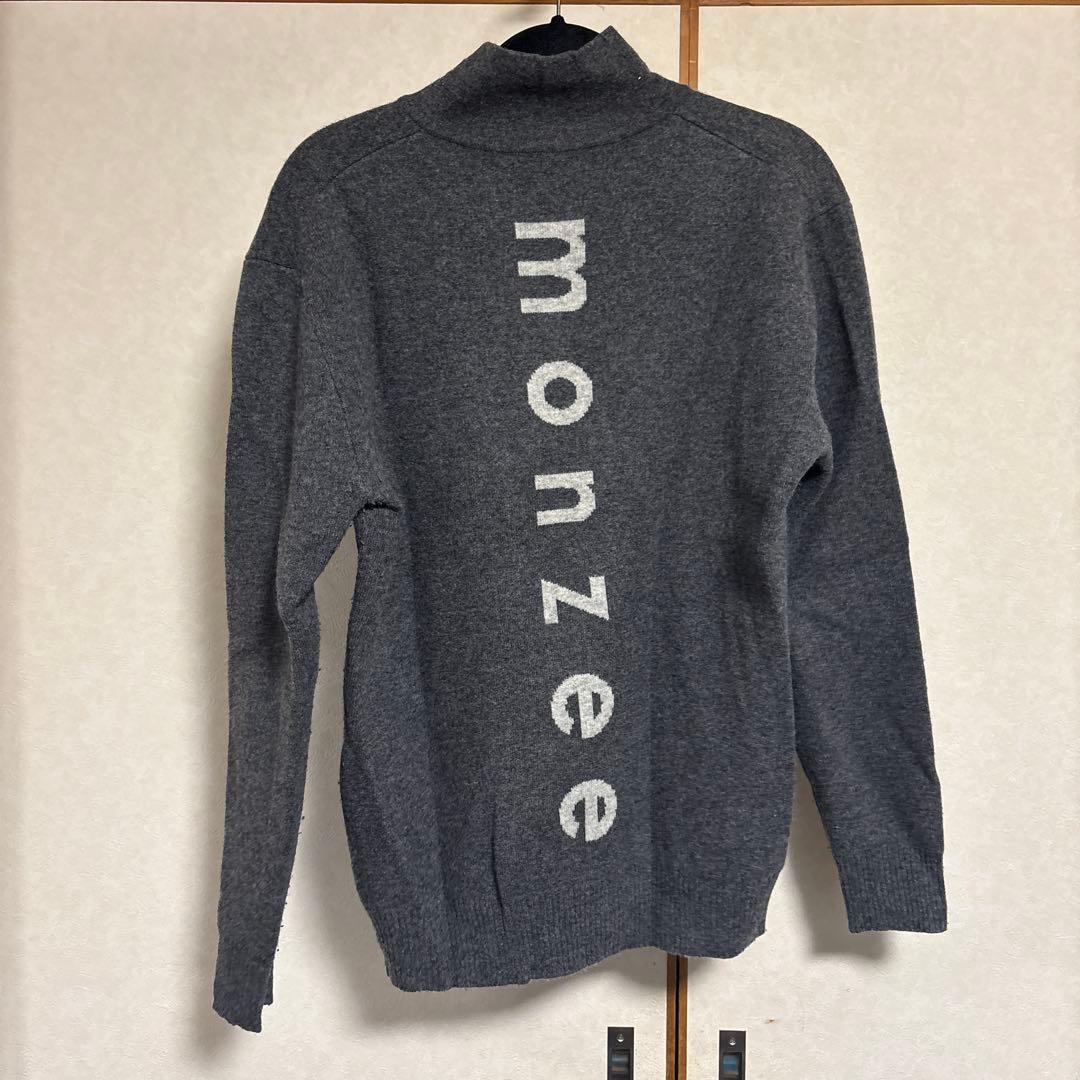 Monzee モンジー ハーフジップ カシミヤ&ウール セーター