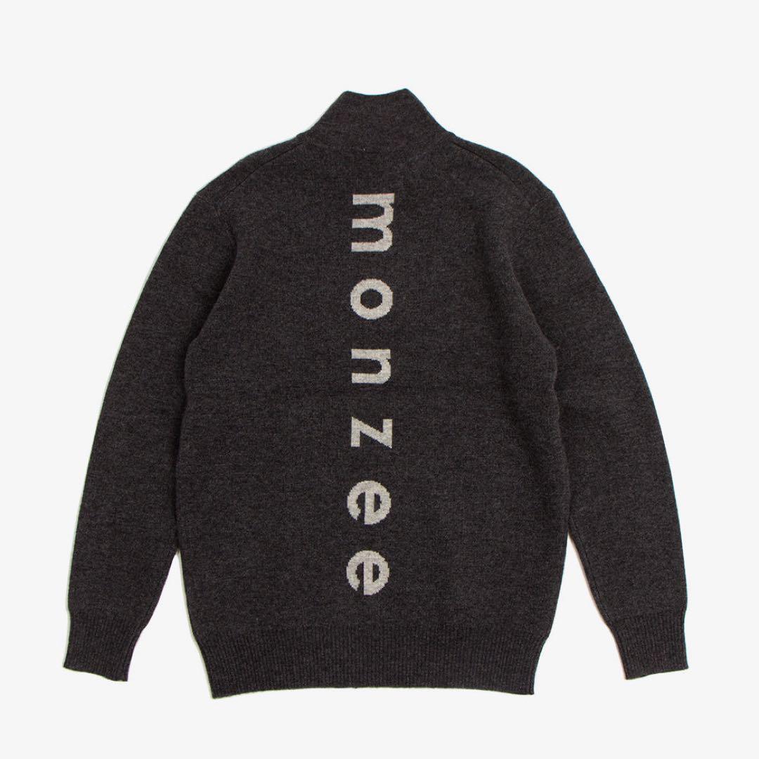 Monzee モンジー ハーフジップ カシミヤ&ウール セーター
