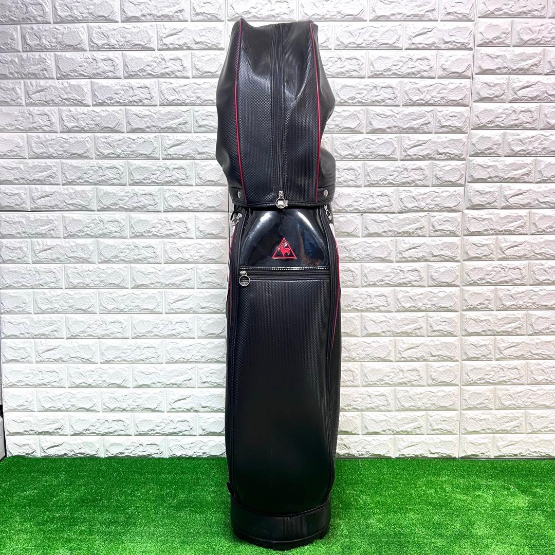 美品　le coq sportif キャディーバッグ　良好　黒　すぐ使える