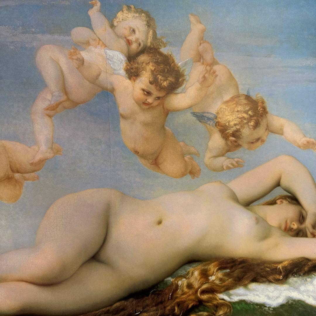 大型額縁　ヴィーナスの誕生　アレクサンドル・カバネル　美術品　インテリア　絵画