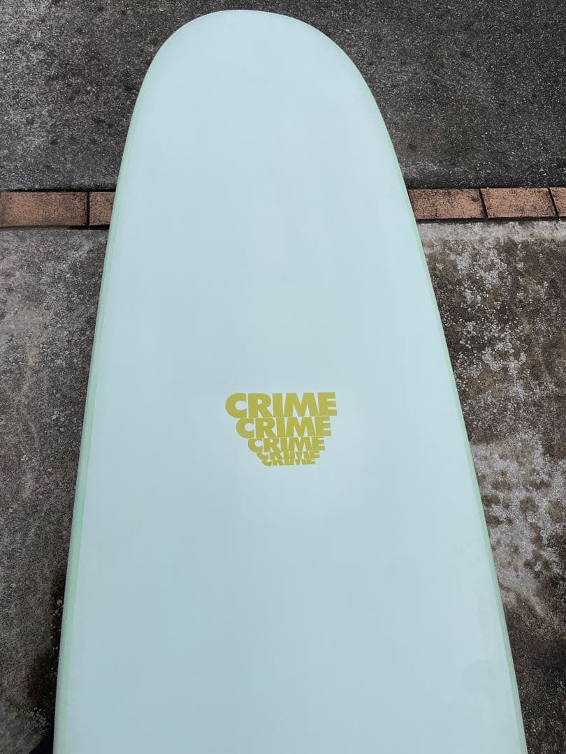 CRIME ロングボード 9.5 （フィン、デッキカバー、リーシュ付き）