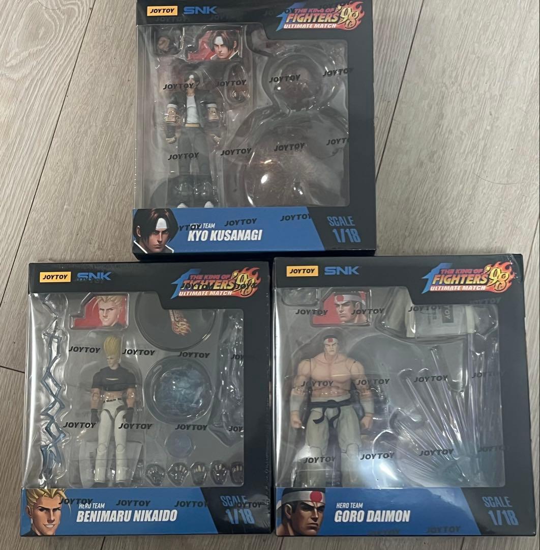 JOYTOY SNK KOF98 草薙京、ニカイドウ、ダイモン 3個セット