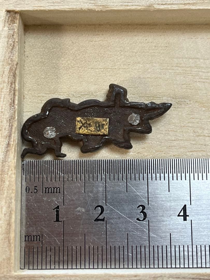 七福神　縁起物　恵比寿と大黒天？　前金具　刀装具