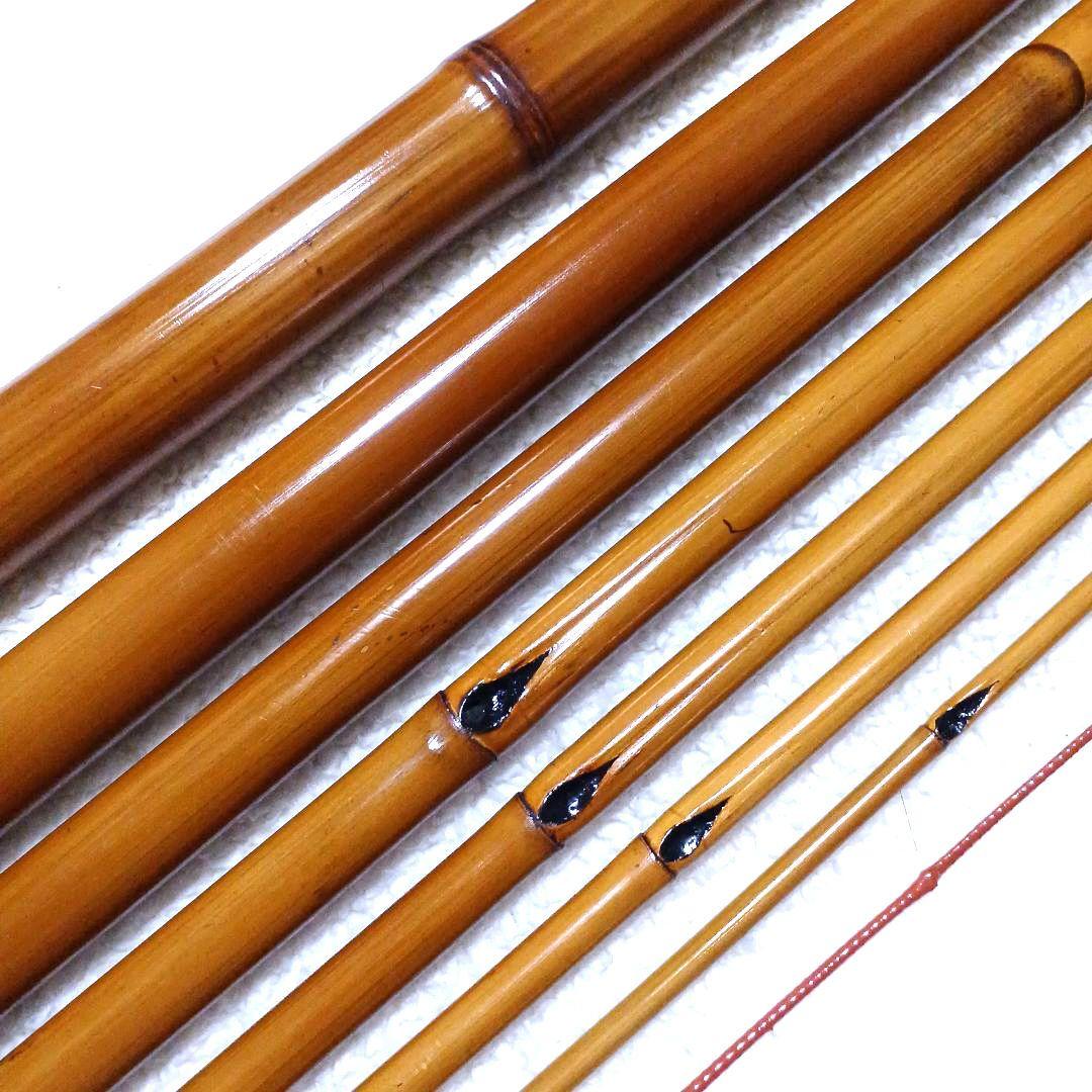良品 竿よし作 ヤマメ竿 5.3m 渓流竿 万能竿 鮎竿 タナゴ竿 和竿 竹竿