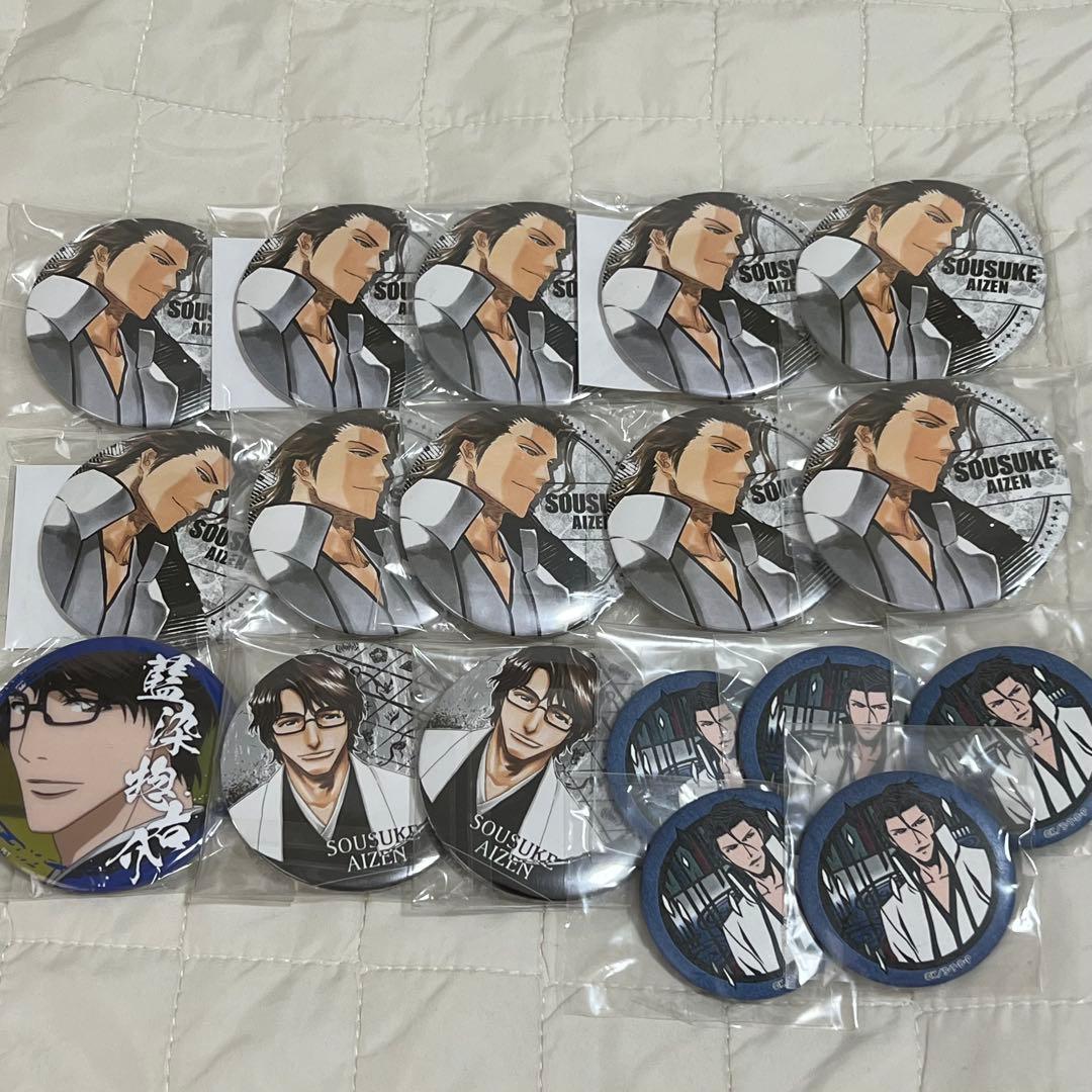 [値下げ中]BLEACH 藍染惣右介 WJ50周年展 コレクション缶バッジ