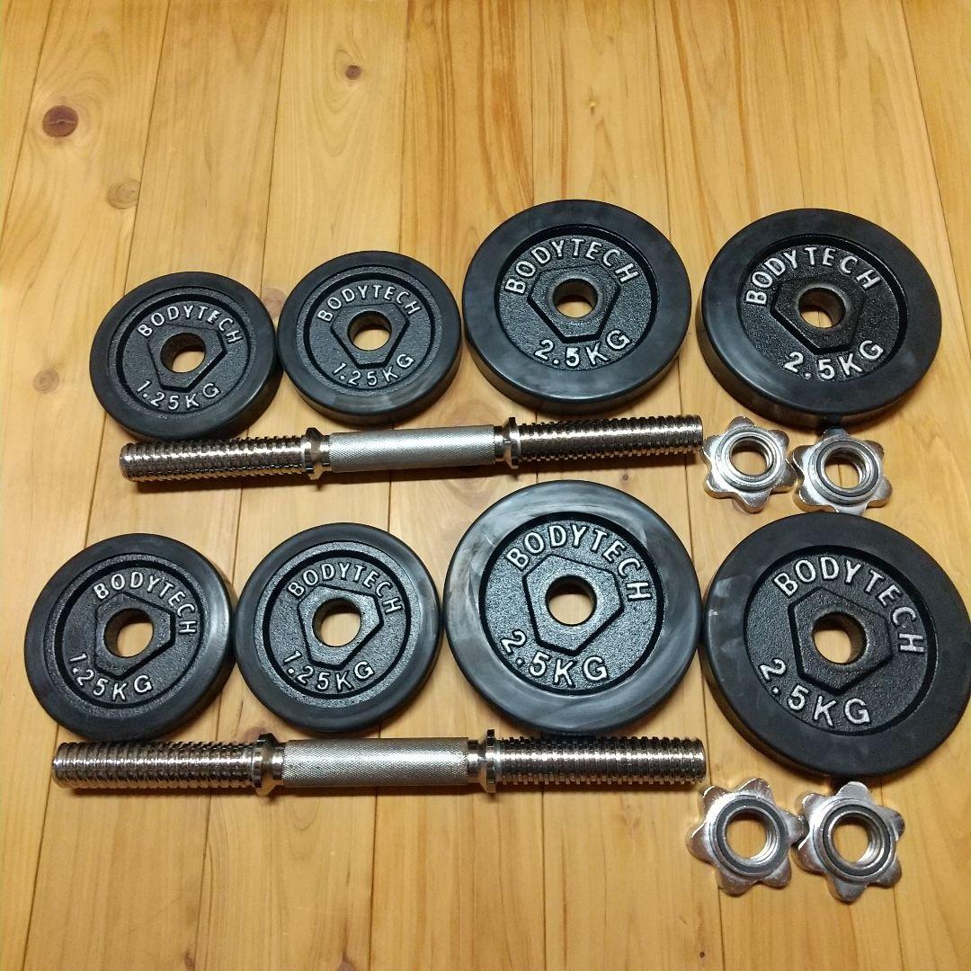 【送料込み】トレーニング ダンベルセット(合計20kg)