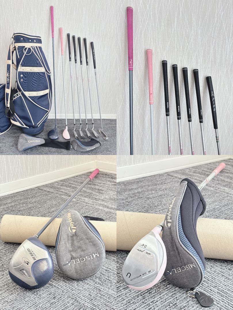 ダンロップ/イグニオ メーカー混合 初心者 レディース ゴルフ クラブセット