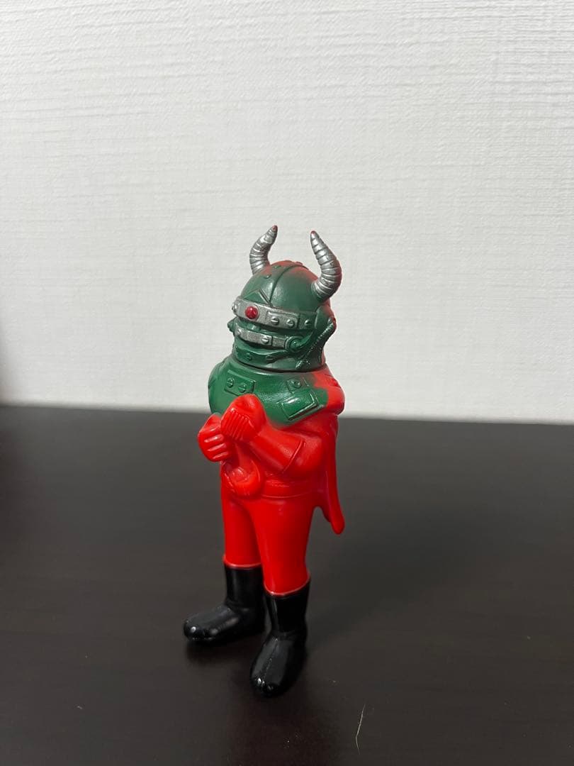 アクマイザー3 怪人鉄面鬼　昭和ビンテージ　1970年　ブルマックフィギュア