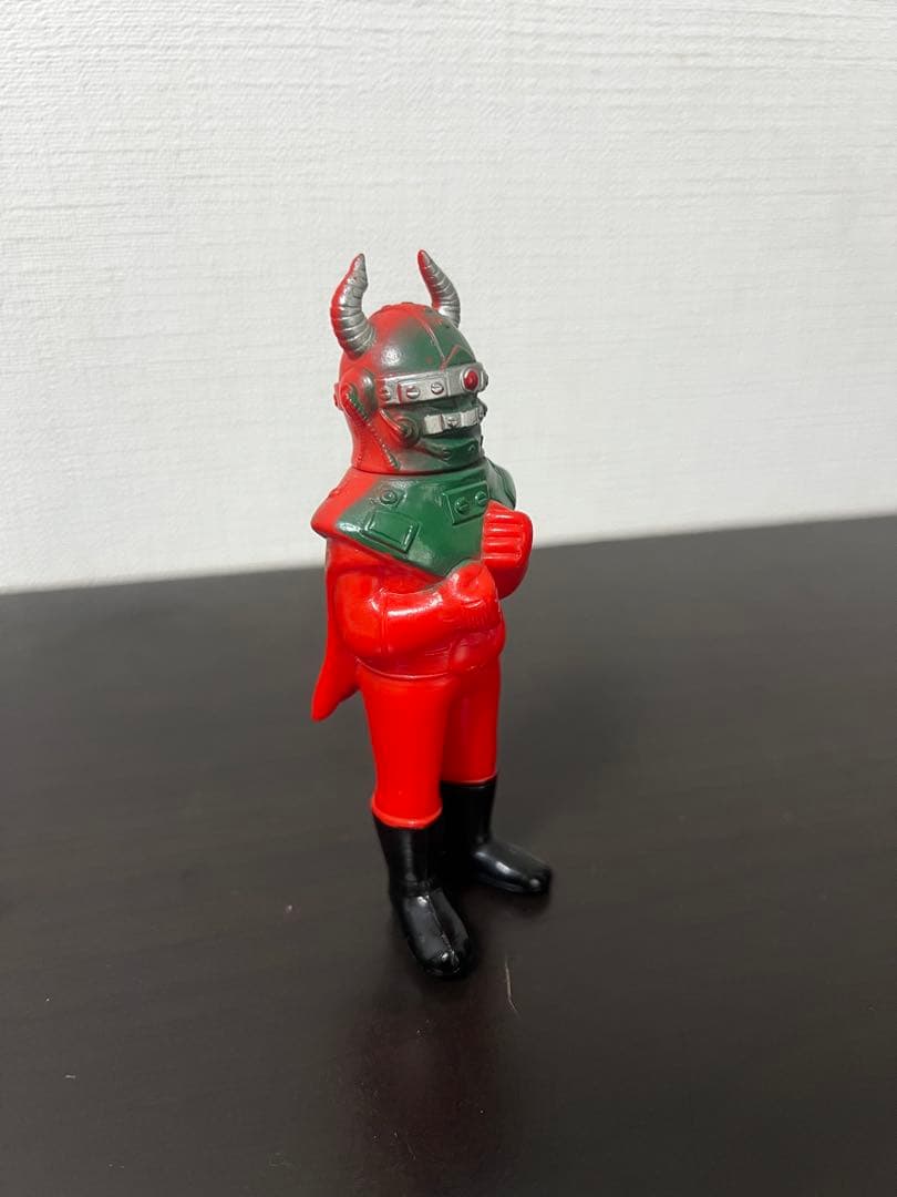 アクマイザー3 怪人鉄面鬼　昭和ビンテージ　1970年　ブルマックフィギュア