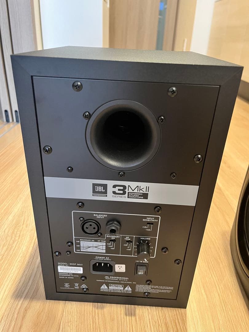 JBL 305P MkII スタジオモニタースピーカー ペア（ほぼ未使用）