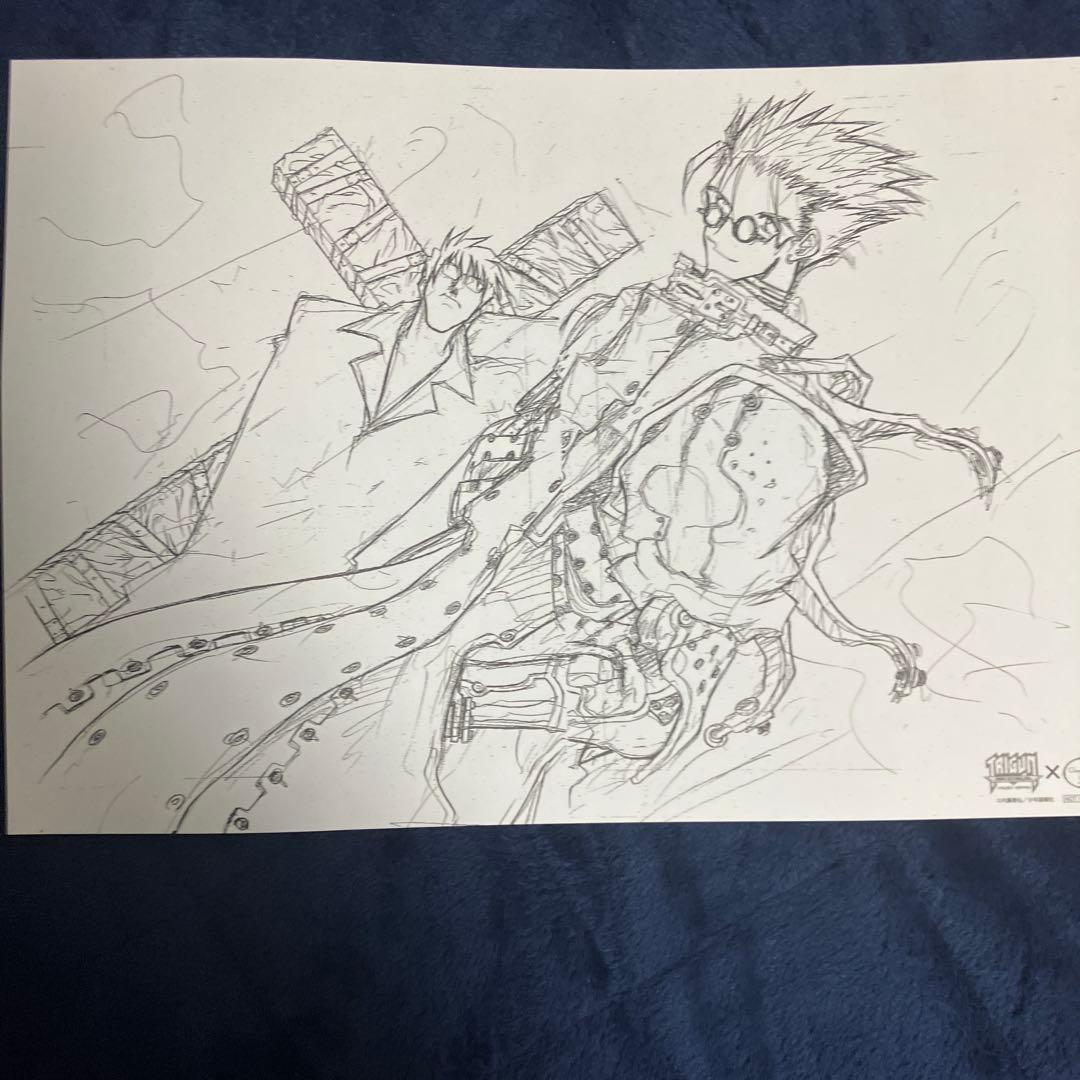 【六枚セット】中外グレースカフェ トライガン TRIGUN ラフペーパー