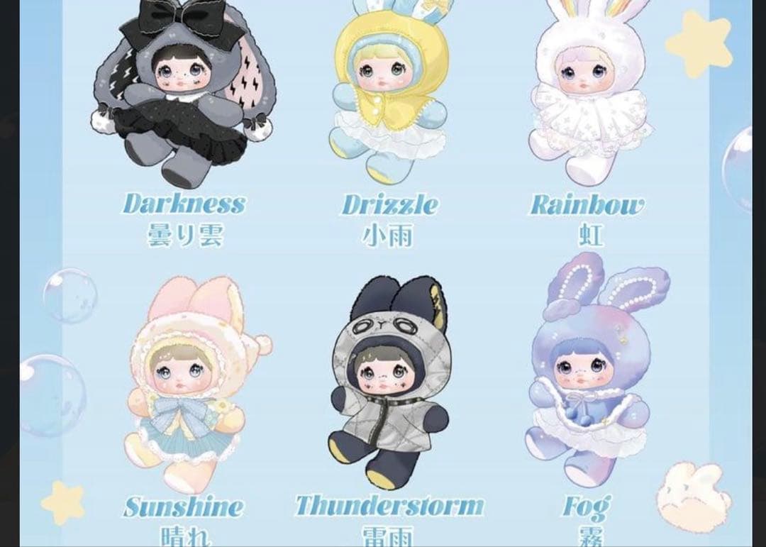 TOPTOY x SURE FUN NOMMI 天気予報 ぬいぐるみ　うさぎ