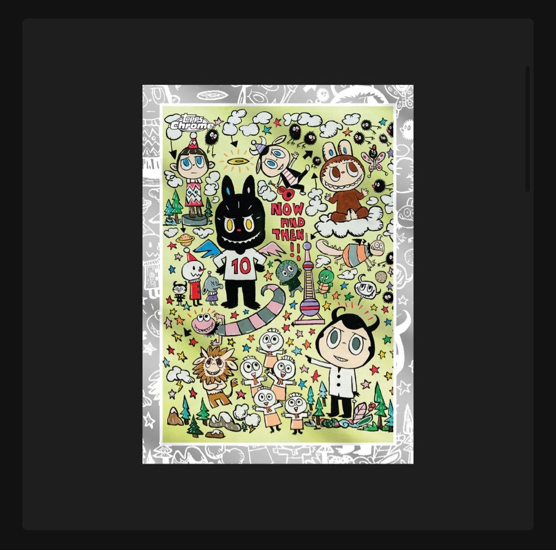 Topps Chrome 10周年記念ボックス LABUBU 5Box