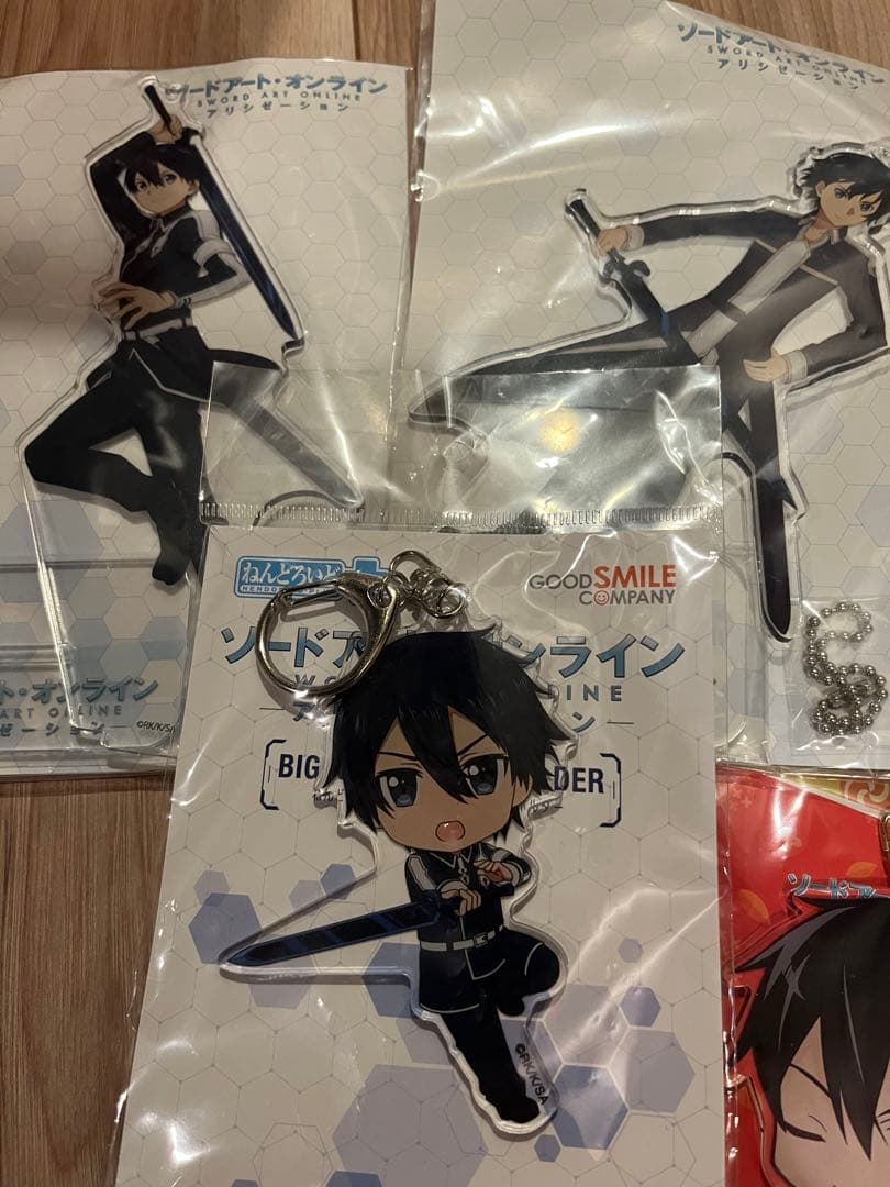 ソードアート・オンライン　キリト アクリルスタンド キーホルダーなどセット