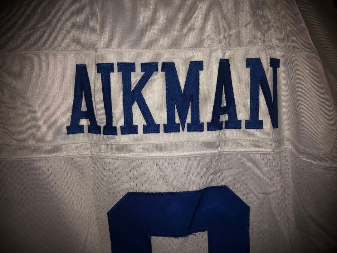 NFL アメフト AIKMAN 8 ホワイト シャツ
