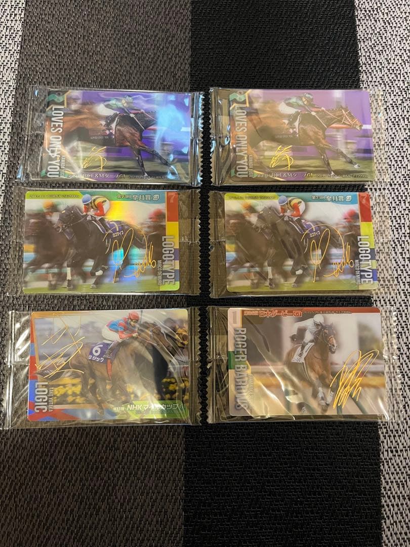 サラブレッドホースコレクション 第2R 金色箔押しサイン入り 40枚セット