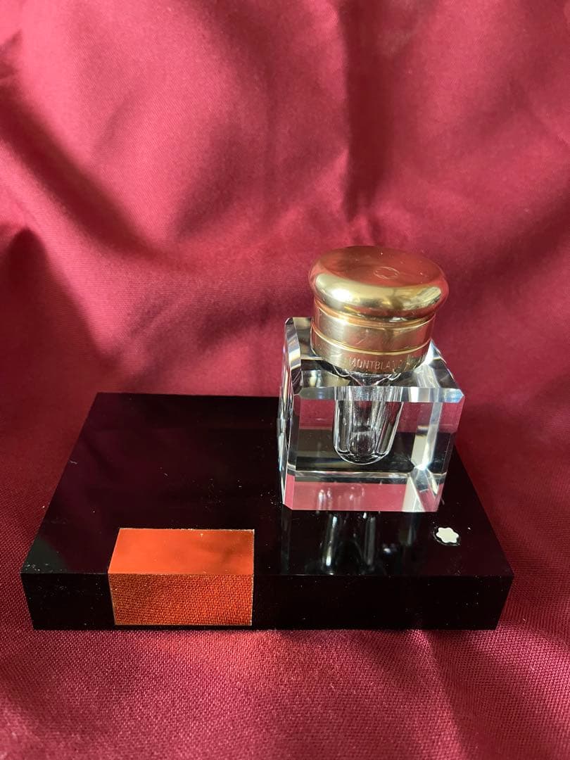 モンブラン　クリスタル　インクウェル　インク瓶