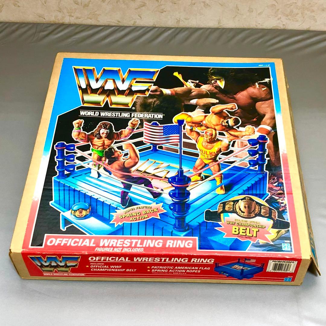 ハズブロ WWF ハルクホーガン他アクションフィギュア全12体 レスリングリング