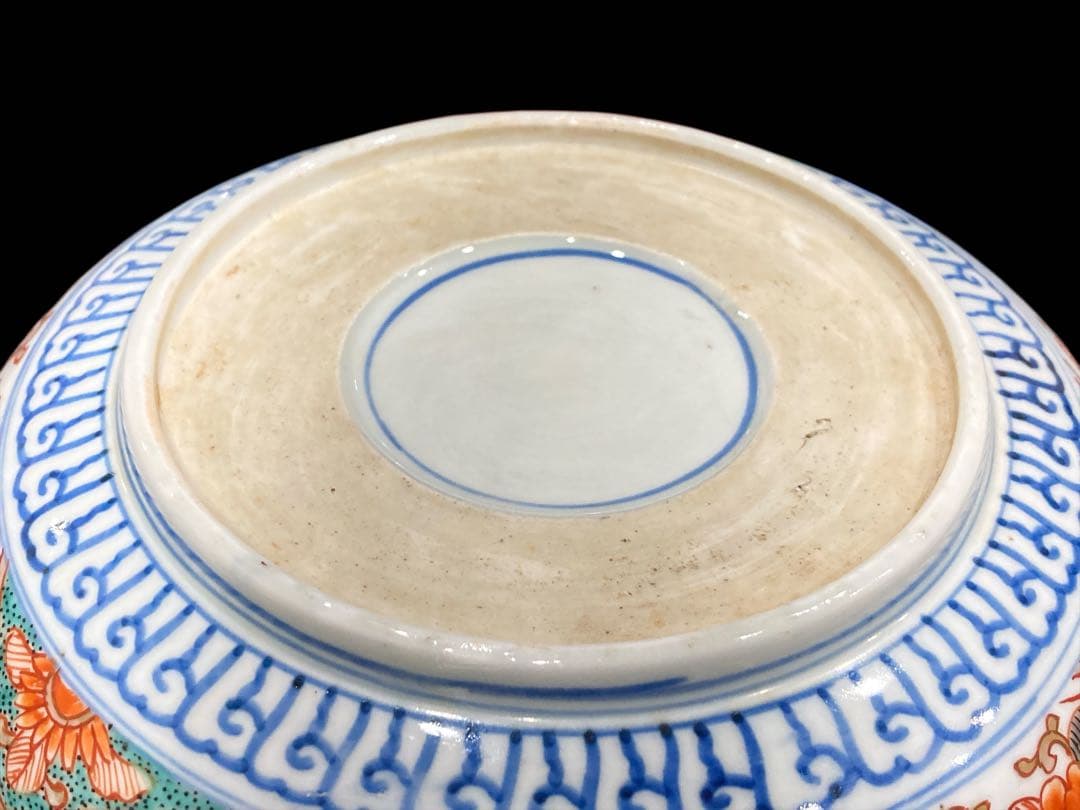 古伊万里 金彩色絵深鉢 金欄手 染錦 鉢 深鉢 時代物 古美術 骨董 古鉢