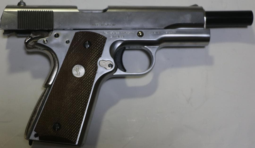 マルシン製ABS樹脂モデルガン 　コルト・ガバーメント　シルバー　SPG 合法品