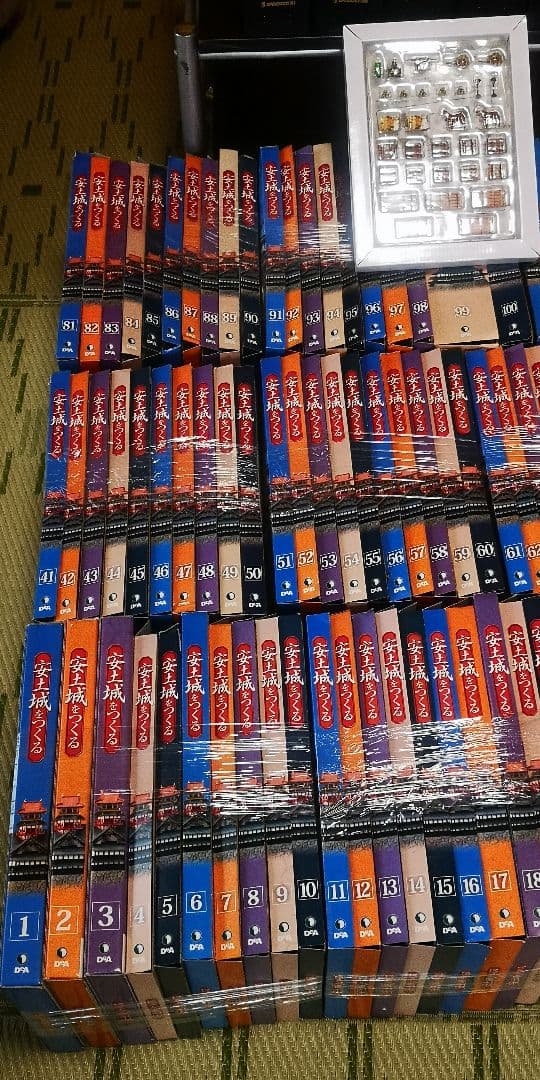 ♦️最終処分価格♦️デアゴスティーニ 安土城をつくる　第1号～第110号＋本６冊