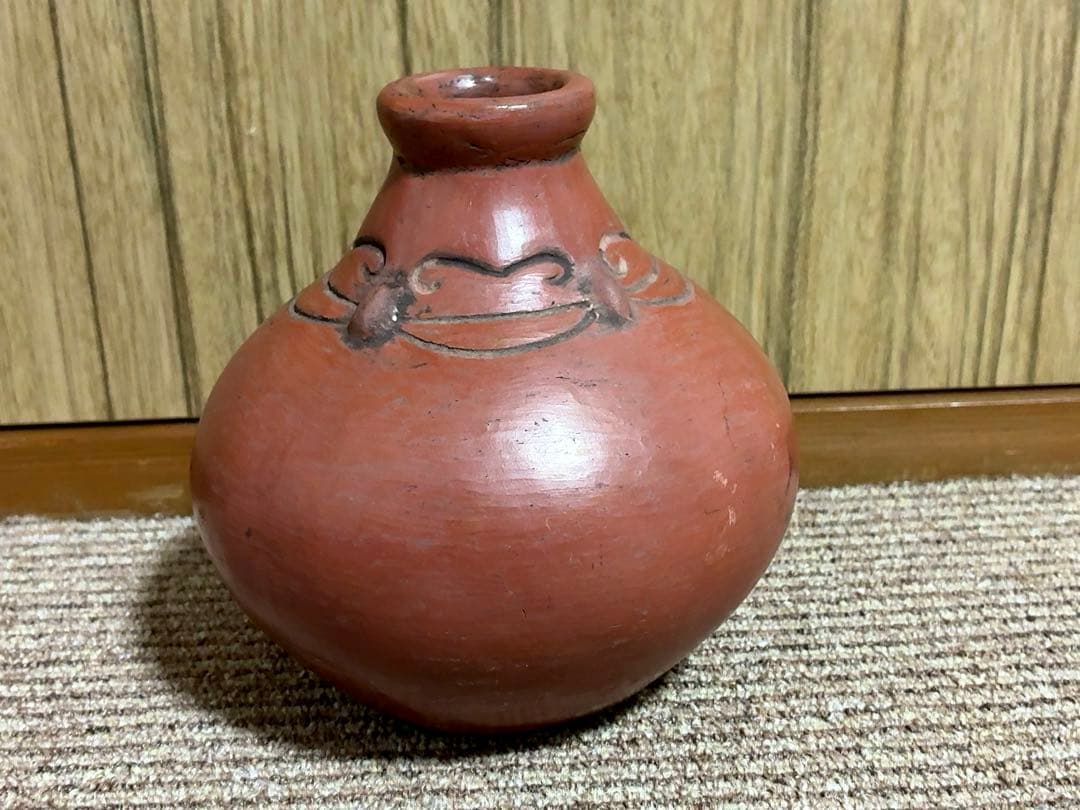 縄文時代　縄文土器　土器　発掘品　出土品　骨董　アンティーク　置物　飾り物　彫刻