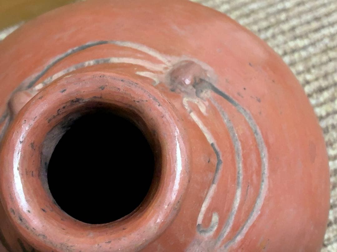 縄文時代　縄文土器　土器　発掘品　出土品　骨董　アンティーク　置物　飾り物　彫刻