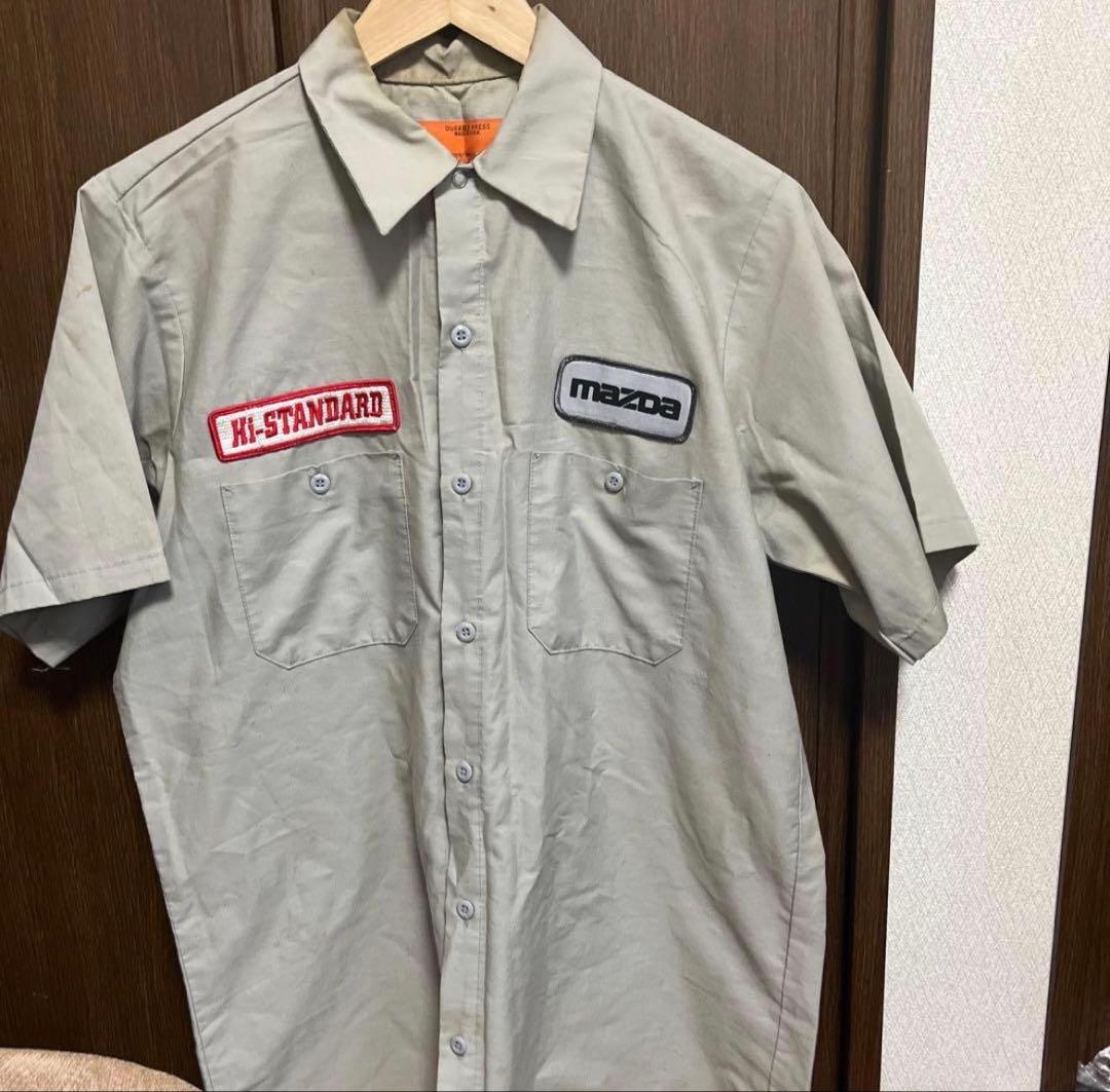 HI-STANDARD Mazda 半袖シャツ ベージュ