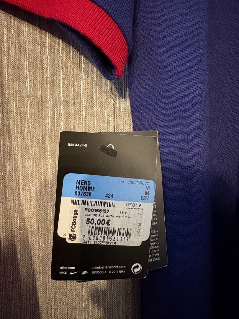 【セット売りSALE】FCバルセロナ　ナイロンパーカーとポロシャツ　スペイン土産