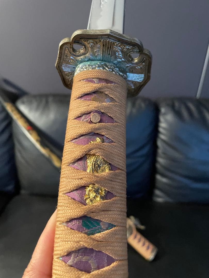 高級模造刀　太刀　居合刀　龍刻 模造刀