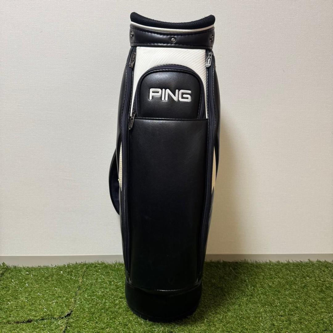 PING ピン キャディバッグ ゴルフバッグ ブラック 9型