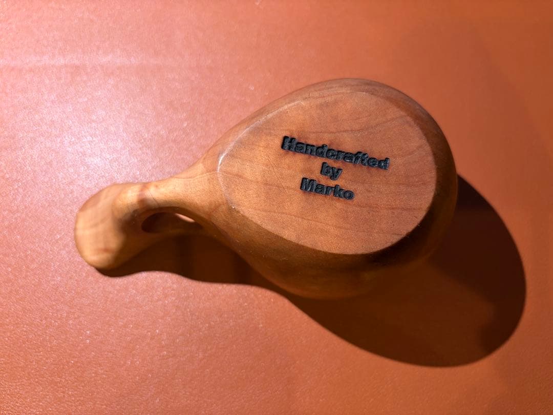 パッカタイデ ククサ 160ml 未使用 胡桃オイル オーロラ木目Marko刻印