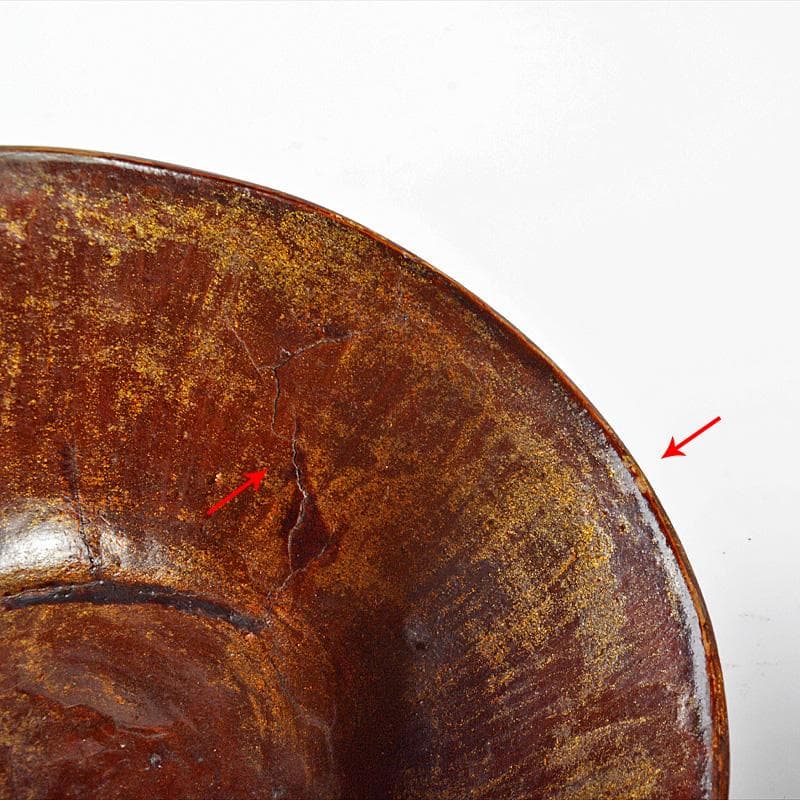 中国　唐物　椰子の実盃　内銀張　山水人物文　煎茶碗　2点まとめて　C　R6288